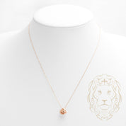 Collier - Or 14K rose pendentif nœud - CHG624