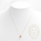 Collier - Or 14K rose pendentif nœud - CHG624