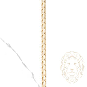 Chain - 10K yellow gold curb chain 4mm - CHG620