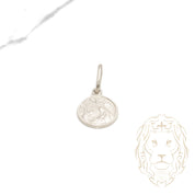 Pendant - 10K white gold christening piece - PEG613