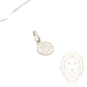 Pendant - 10K white gold christening piece - PEG613