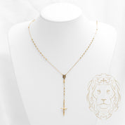 Rosary - 10K yellow gold brilliant cut beads 2.3mm - CHG628