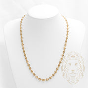 Chaîne - Or 10K jaune ancre gonflé coupe diamant 6.4mm - CHG640