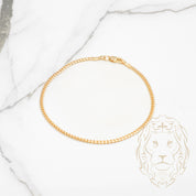 Bracelet - 10K Gold Curb 2.2mm - BRG552