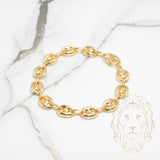 Bracelet - Or 10K jaune ancre gonflé 9.5mm - BRG556