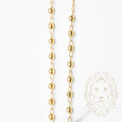 Rosary - 10K yellow gold brilliant cut beads 2.3mm - CHG628