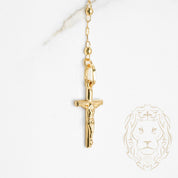 Rosary - 10K yellow gold brilliant cut beads 2.3mm - CHG628