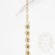 Rosary - 10K yellow gold brilliant cut beads 3.75mm - CHG630