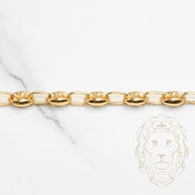 Bracelet - 10K Gold Inflated Anchor 4.7mm - BRG555