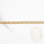 Bracelet - Or 10K jaune tennis marquise serti de pierres cz 3.7mm - BRG564