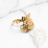 Bague Noms Custom - Projet sur mesure – Dépôt