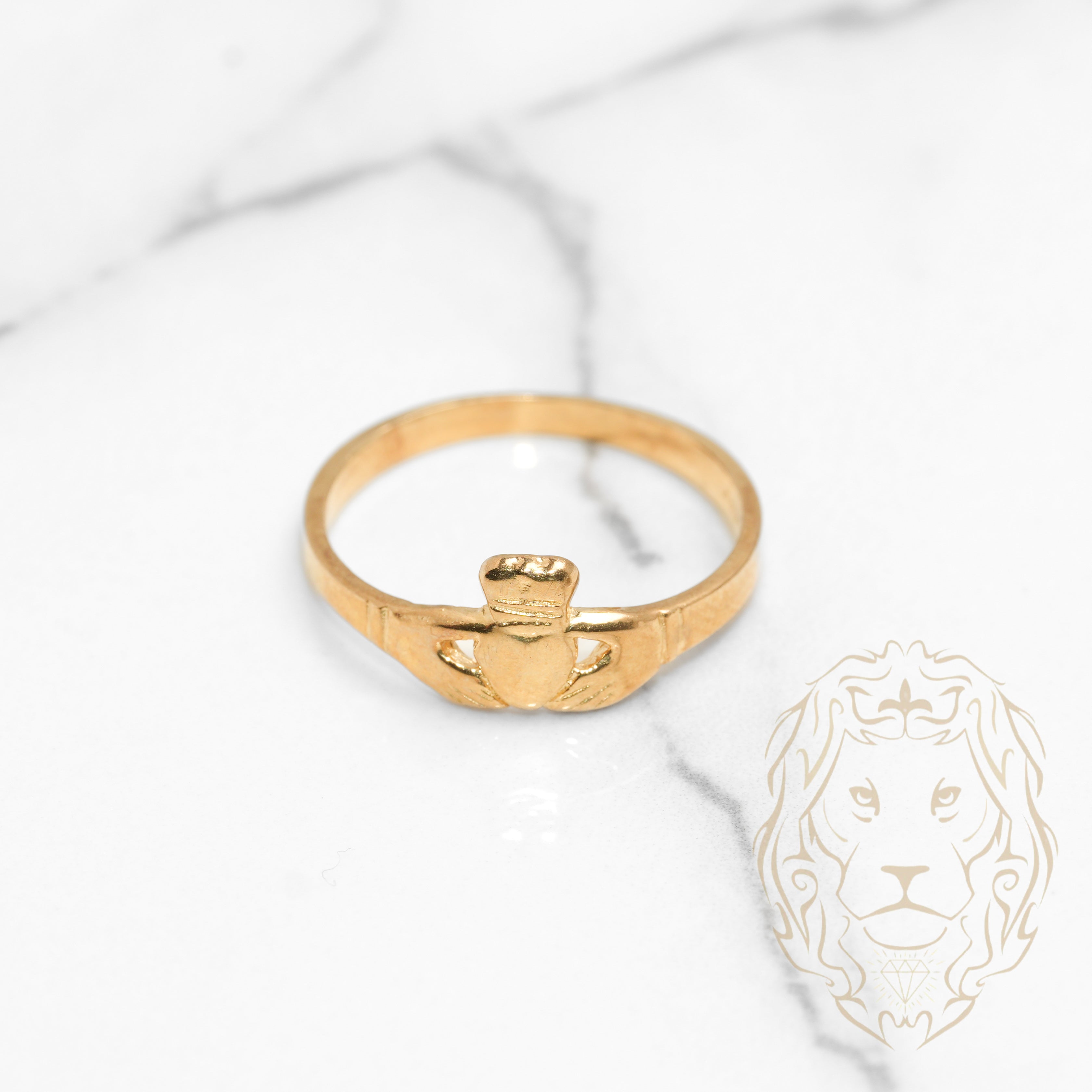 Ring - 10K Yellow Gold Claddagh - RIG756