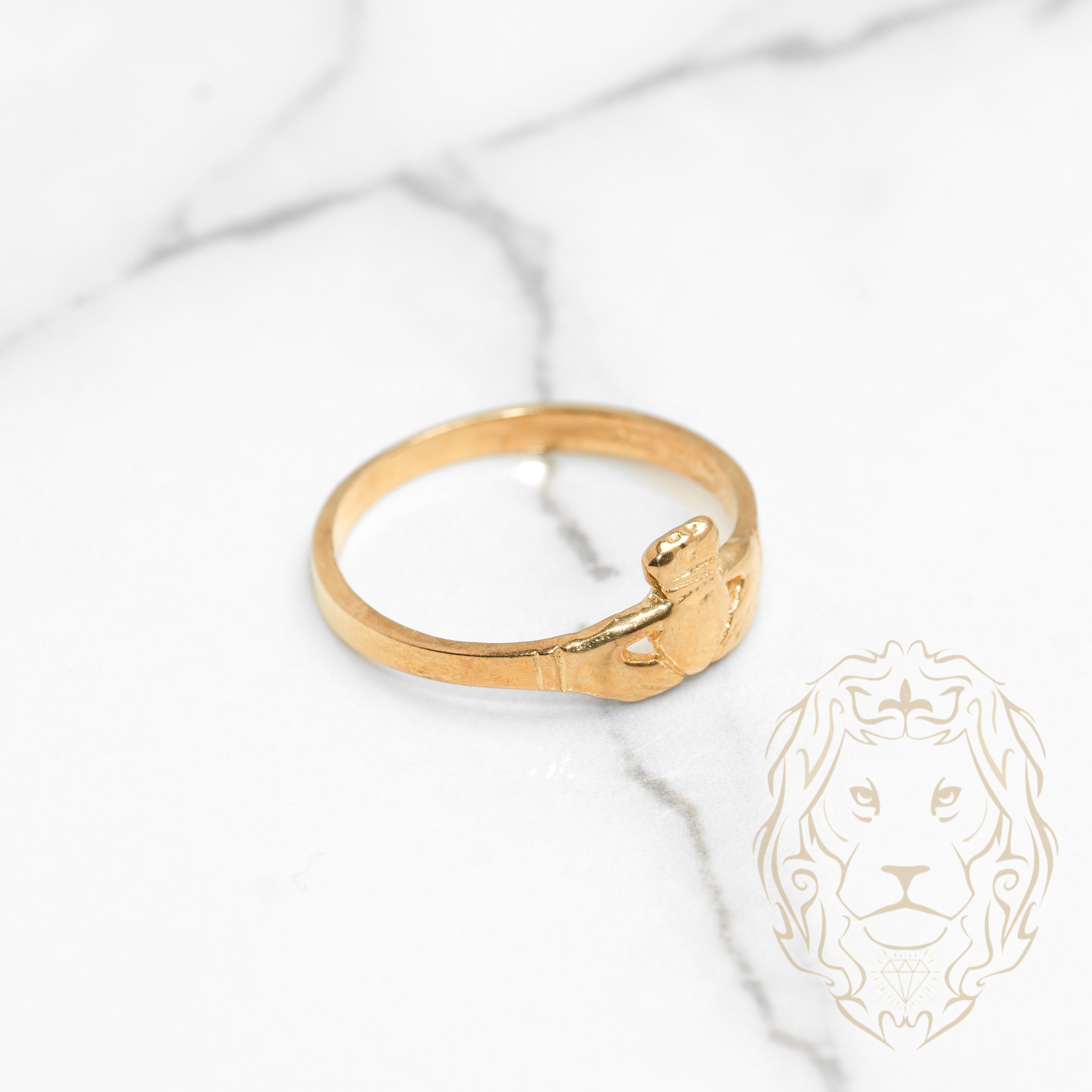 Ring - 10K Yellow Gold Claddagh - RIG756