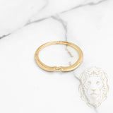 Bague - Or 10K jaune nesting simple - RIG759