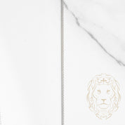 Chaîne - Or 10K blanc franco 2mm - CHG815