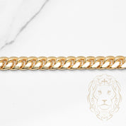 Bracelet - Or 10K jaune cuban link 7.5mm - BRG701