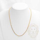 Chaîne - Or 18K jaune byzantine 2mm - CHG655