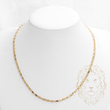 Chaîne - Or 18K deux tons jaune & blanc marin capri 3.5mm - CHG664