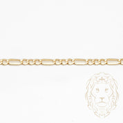 Bracelet - Or 10K jaune figaro 4mm - BRG656