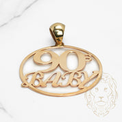 Pendentif - Or 10K jaune "90s baby" - PEG648