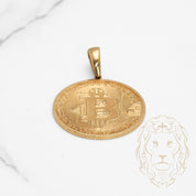 Pendentif - Or 10K jaune BITCOIN - PEG649