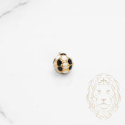 Pendentif - Or 10K jaune ballon de soccer - PEG650