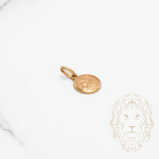 Pendentif - Or 10K jaune pièce de baptême - PEG653