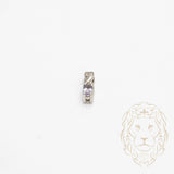 Pendentif - Or 10K blanc topaze mystique coupe ovale & diamant naturel 0.03CT - PEGD031