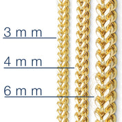 Chaîne - Or 10K jaune franco 6mm - CHG694