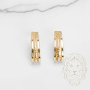 Studs - Or 14K jaune crochet style twist - BOG863