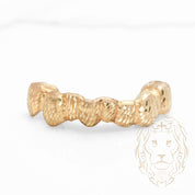 Grillz – 8 Dents Collées – Bas – Or/Argent – Diamond Cut