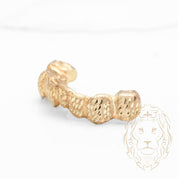 Grillz – 8 Dents Collées – Bas – Or/Argent – Diamond Cut