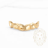 Grillz – 6 Dents avec Windows – Haut – Or/Argent – Diamond Cut