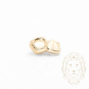 Grillz – 2 Dents – Window & Barre – Or/Argent – Poli Miroir