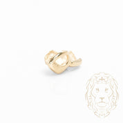 Grillz – 2 Dents – Window & Barre – Or/Argent – Poli Miroir