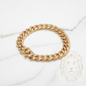 Bracelet - Or 10K jaune cuban link 10.5mm - BRG601