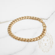 Bracelet - Or 10K jaune cuban link 6.8mm - BRG760
