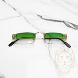 Lunettes Cartier – C de Cartier Piccadilly or avec verres vert ombré CT0344O-003