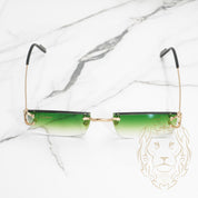 Lunettes Cartier – C de Cartier Piccadilly or avec verres vert ombré CT0344O-003