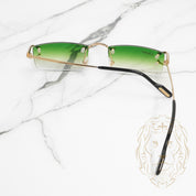Lunettes Cartier – C de Cartier Piccadilly or avec verres vert ombré CT0344O-003