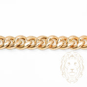 Bracelet - Or 10K jaune cuban link 10.5mm - BRG601