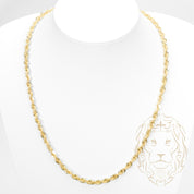 Chaîne - Or 10K jaune torsade laser cut 5.2mm - CHG830