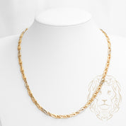 Chaîne - Or 18K deux tons jaune & blanc marin capri 5.3mm - CHG699