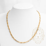 Chaîne - Or 18K deux tons jaune & blanc marin capri 5.3mm - CHG699