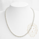 Chaîne - Argent torsade laser cut 5mm - CHS493