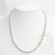 Chaîne - Argent torsade laser cut 6.3mm - CHS494