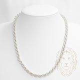 Chaîne - Argent torsade laser cut 6.3mm - CHS494
