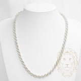Chaîne - Argent torsade laser cut 6.6mm - CHS495