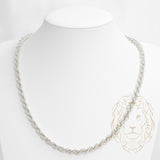 Chaîne - Argent torsade laser cut 6.6mm - CHS496
