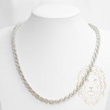 Chaîne - Argent torsade7.2mm - CHS497
